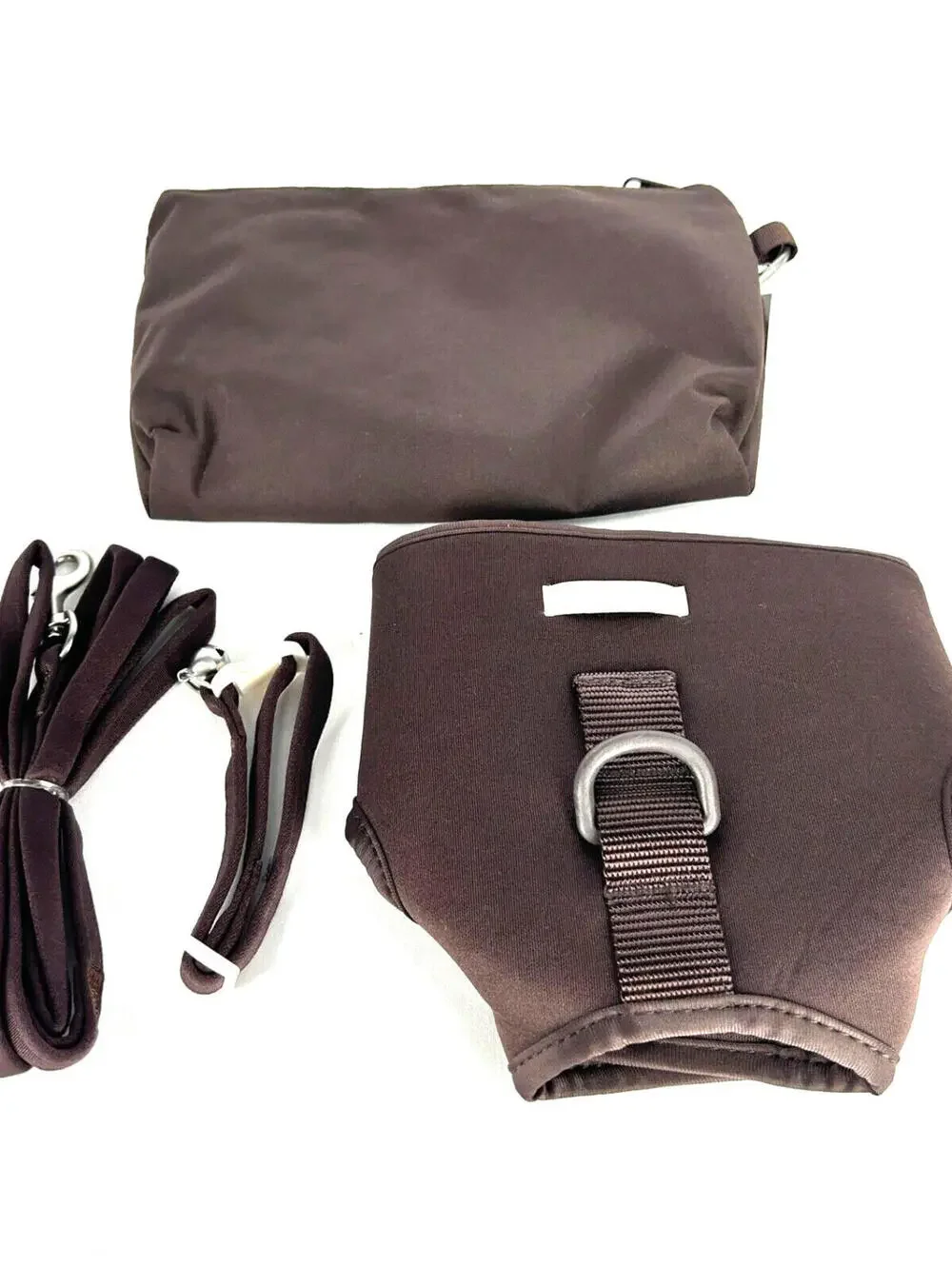 NWT Romp Sable Black Cat Harness, Leash, Collar, Carry Bag Medium